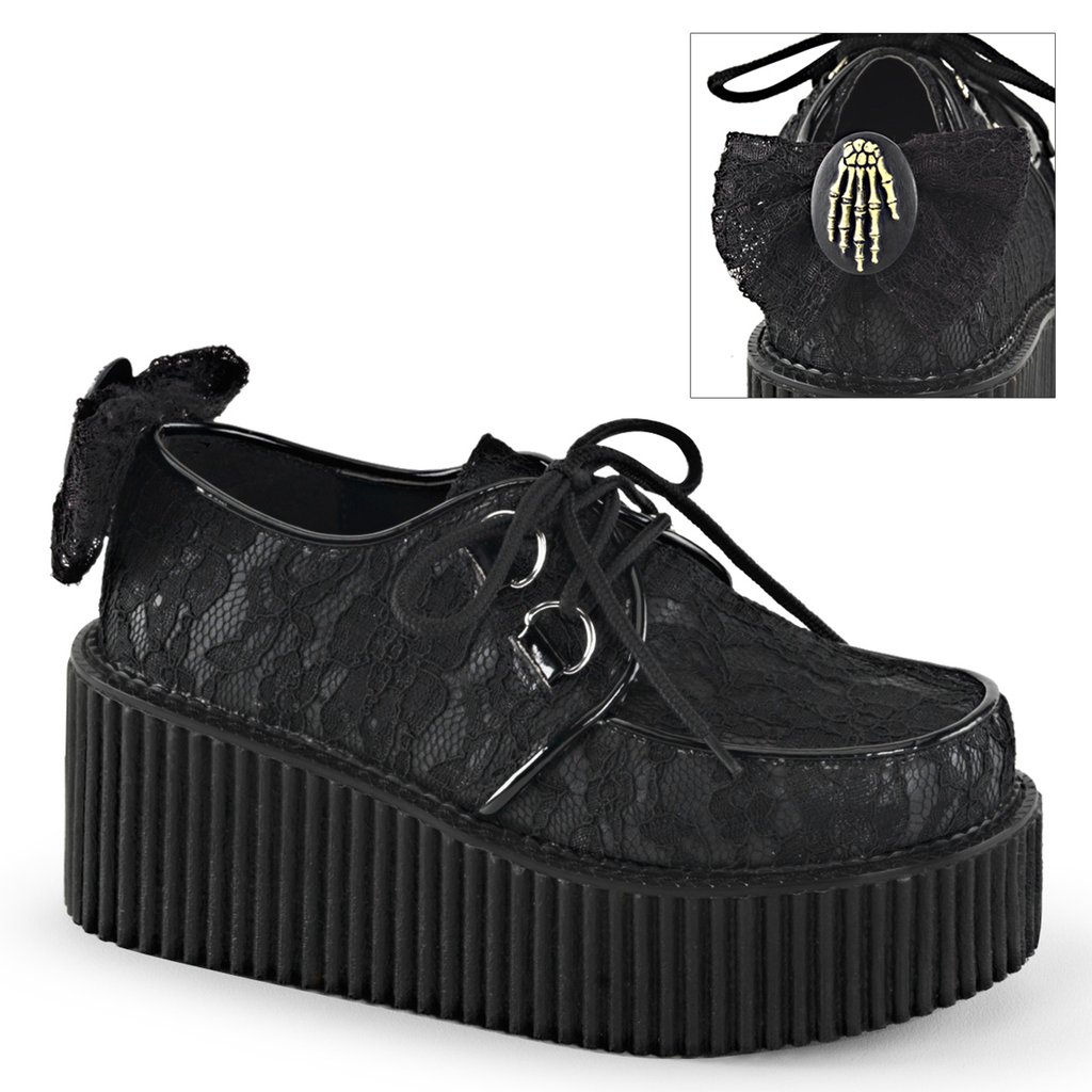 Creepers Demonia Creeper 212 Damske - Čierne | SK-661493